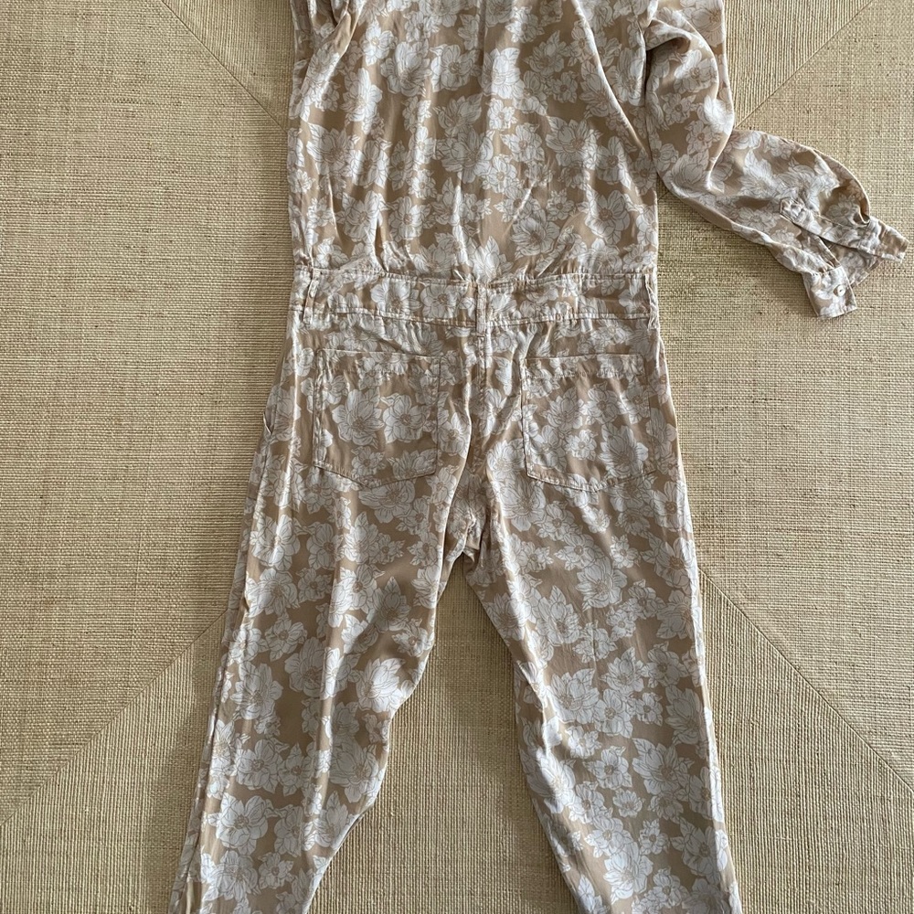 acacia swimwear Beige Floral Jumpsuit Romper - Picture 3 of 8